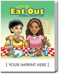 SC0577 Lets Go Eat Out Coloring and Activity Book With Custom Imprint